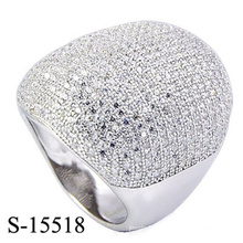 Latest Design Fashion Jewelry Micro Ring with Zirconia